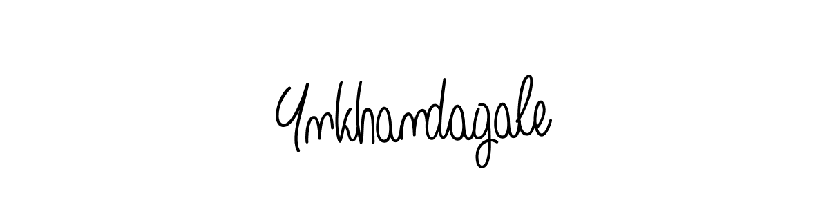 Angelique-Rose-font-FFP is a professional signature style that is perfect for those who want to add a touch of class to their signature. It is also a great choice for those who want to make their signature more unique. Get Ynkhandagale name to fancy signature for free. Ynkhandagale signature style 5 images and pictures png