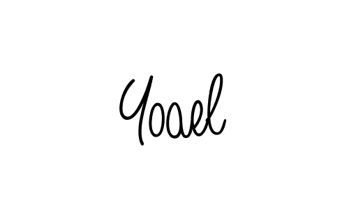 How to make Yoael signature? Angelique-Rose-font-FFP is a professional autograph style. Create handwritten signature for Yoael name. Yoael signature style 5 images and pictures png