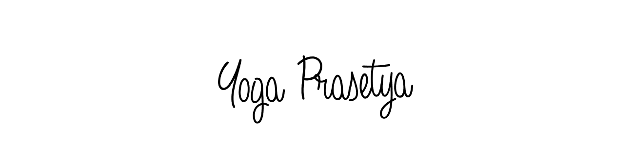 Create a beautiful signature design for name Yoga Prasetya. With this signature (Angelique-Rose-font-FFP) fonts, you can make a handwritten signature for free. Yoga Prasetya signature style 5 images and pictures png