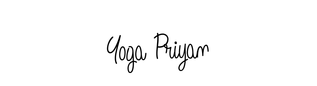 How to Draw Yoga Priyan signature style? Angelique-Rose-font-FFP is a latest design signature styles for name Yoga Priyan. Yoga Priyan signature style 5 images and pictures png