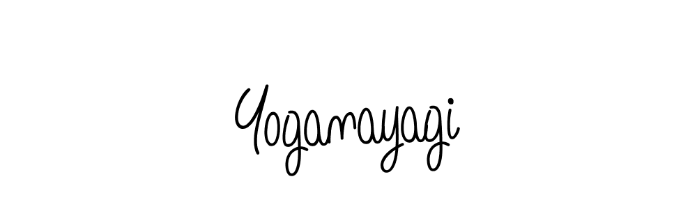 How to make Yoganayagi name signature. Use Angelique-Rose-font-FFP style for creating short signs online. This is the latest handwritten sign. Yoganayagi signature style 5 images and pictures png