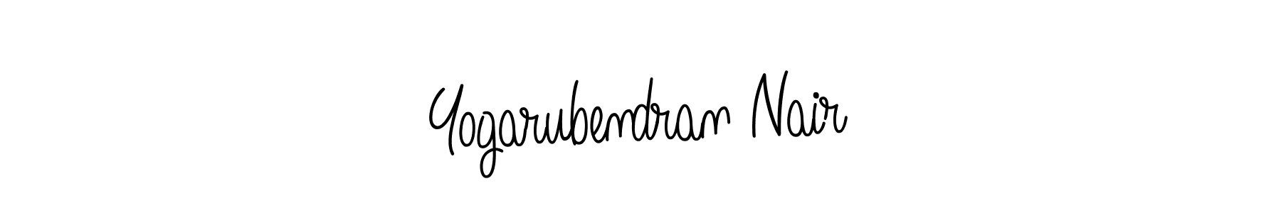 How to Draw Yogarubendran Nair signature style? Angelique-Rose-font-FFP is a latest design signature styles for name Yogarubendran Nair. Yogarubendran Nair signature style 5 images and pictures png