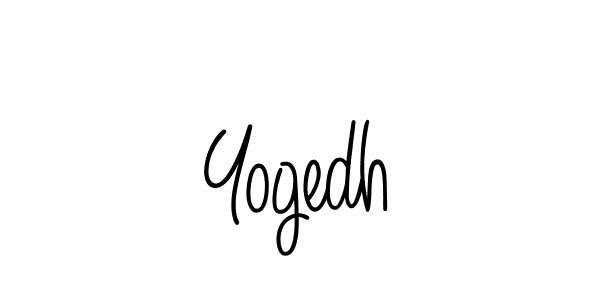 How to Draw Yogedh signature style? Angelique-Rose-font-FFP is a latest design signature styles for name Yogedh. Yogedh signature style 5 images and pictures png