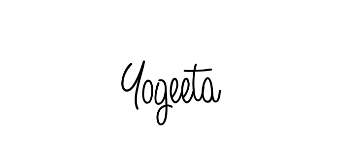 Once you've used our free online signature maker to create your best signature Angelique-Rose-font-FFP style, it's time to enjoy all of the benefits that Yogeeta name signing documents. Yogeeta signature style 5 images and pictures png