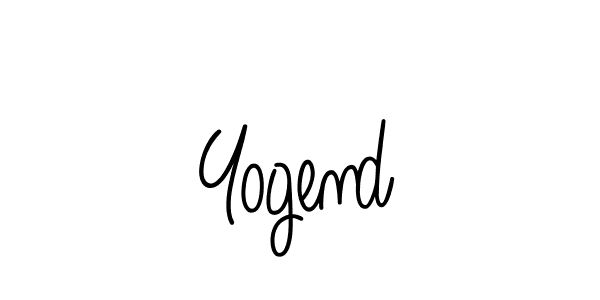 Make a beautiful signature design for name Yogend. Use this online signature maker to create a handwritten signature for free. Yogend signature style 5 images and pictures png