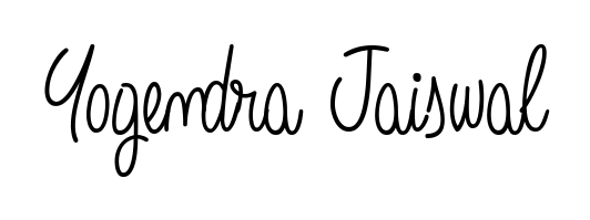 The Angelique-Rose-font-FFP handwriting style adds charm and authenticity to name Yogendra Jaiswal. A wonderful choice for personal thank-you notes. Yogendra Jaiswal signature style 5 images and pictures png