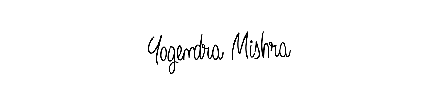 Make a beautiful signature design for name Yogendra Mishra. With this signature (Angelique-Rose-font-FFP) style, you can create a handwritten signature for free. Yogendra Mishra signature style 5 images and pictures png