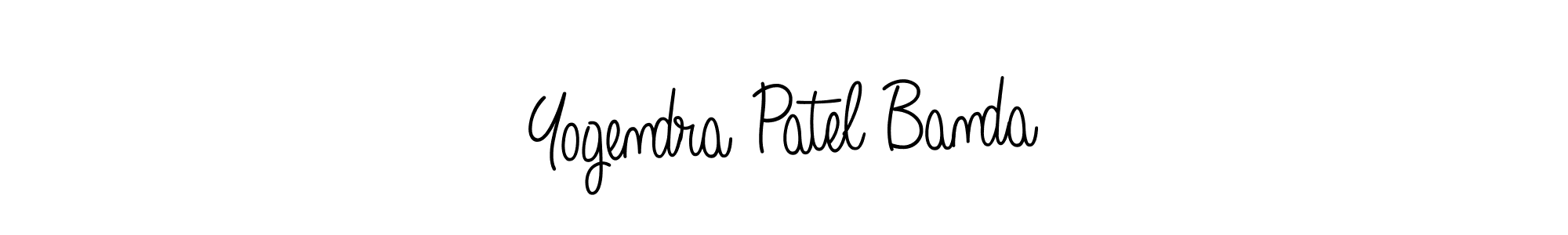 How to Draw Yogendra Patel Banda signature style? Angelique-Rose-font-FFP is a latest design signature styles for name Yogendra Patel Banda. Yogendra Patel Banda signature style 5 images and pictures png