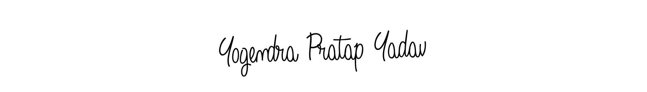 Use a signature maker to create a handwritten signature online. With this signature software, you can design (Angelique-Rose-font-FFP) your own signature for name Yogendra Pratap Yadav. Yogendra Pratap Yadav signature style 5 images and pictures png