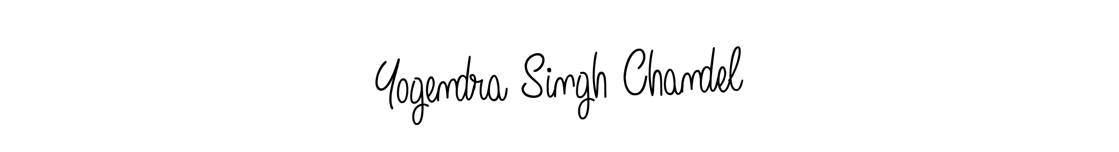You should practise on your own different ways (Angelique-Rose-font-FFP) to write your name (Yogendra Singh Chandel) in signature. don't let someone else do it for you. Yogendra Singh Chandel signature style 5 images and pictures png