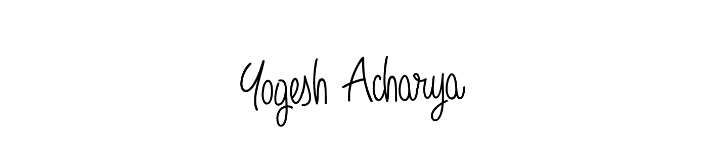 Here are the top 10 professional signature styles for the name Yogesh Acharya. These are the best autograph styles you can use for your name. Yogesh Acharya signature style 5 images and pictures png