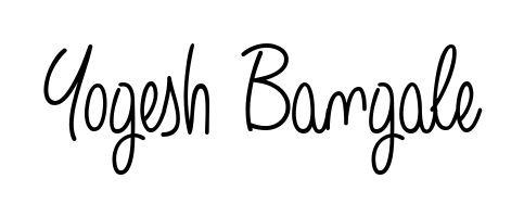 You can use this online signature creator to create a handwritten signature for the name Yogesh Bangale. This is the best online autograph maker. Yogesh Bangale signature style 5 images and pictures png