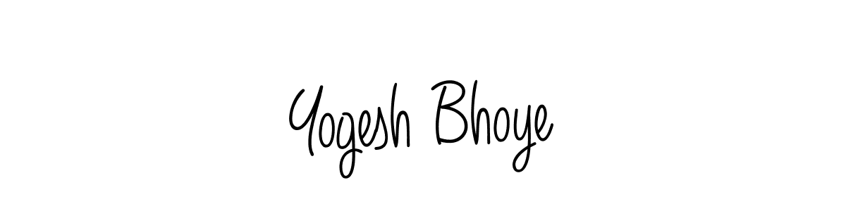 Make a short Yogesh Bhoye signature style. Manage your documents anywhere anytime using Angelique-Rose-font-FFP. Create and add eSignatures, submit forms, share and send files easily. Yogesh Bhoye signature style 5 images and pictures png