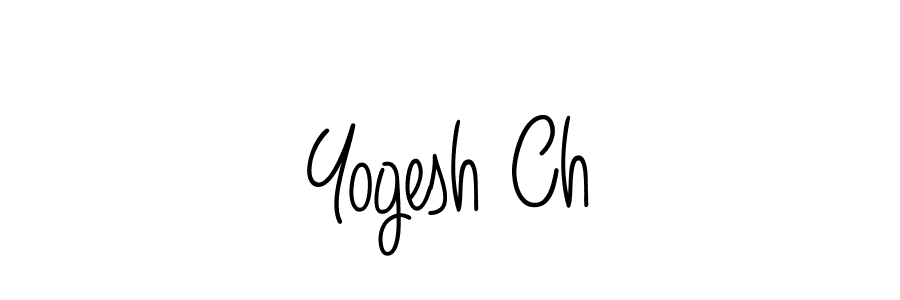 Make a beautiful signature design for name Yogesh Ch. Use this online signature maker to create a handwritten signature for free. Yogesh Ch signature style 5 images and pictures png