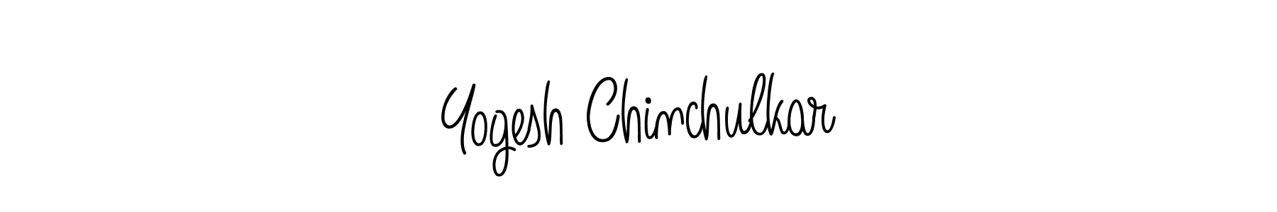 Similarly Angelique-Rose-font-FFP is the best handwritten signature design. Signature creator online .You can use it as an online autograph creator for name Yogesh Chinchulkar. Yogesh Chinchulkar signature style 5 images and pictures png