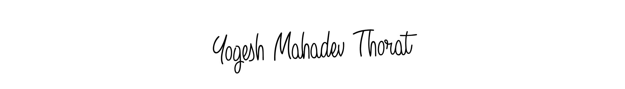 You can use this online signature creator to create a handwritten signature for the name Yogesh Mahadev Thorat. This is the best online autograph maker. Yogesh Mahadev Thorat signature style 5 images and pictures png
