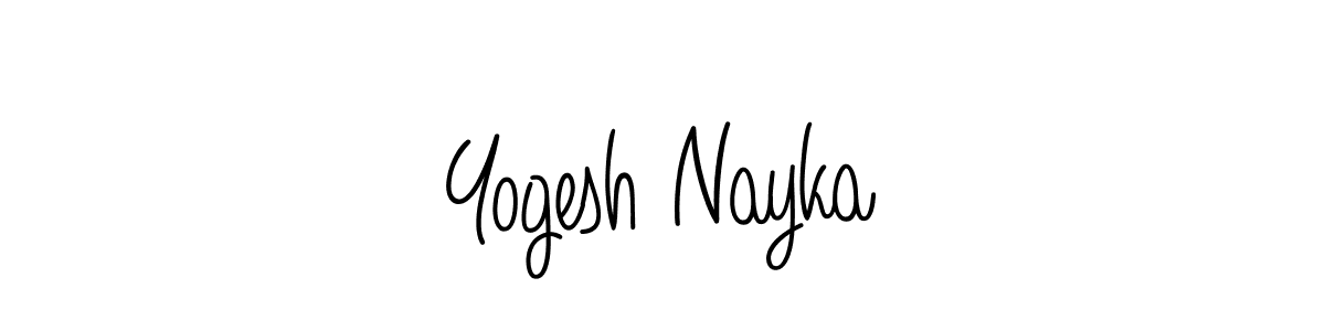 Design your own signature with our free online signature maker. With this signature software, you can create a handwritten (Angelique-Rose-font-FFP) signature for name Yogesh Nayka. Yogesh Nayka signature style 5 images and pictures png