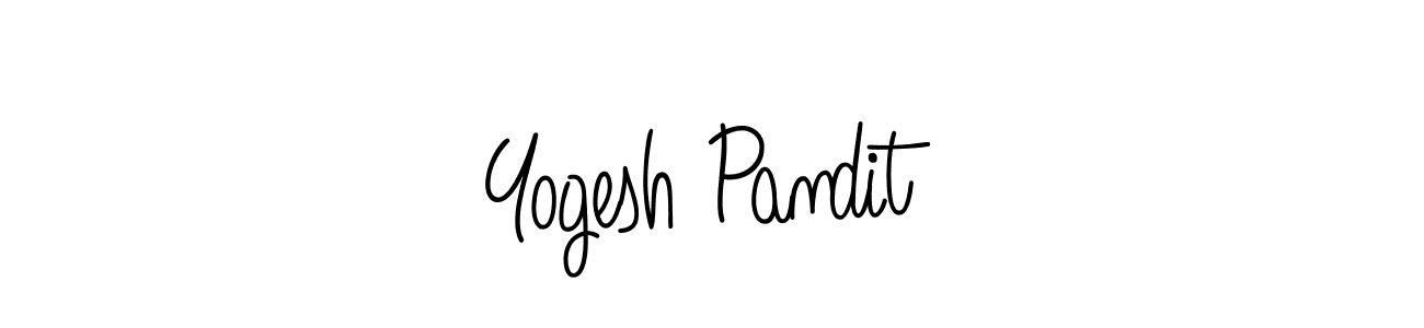 Angelique-Rose-font-FFP is a professional signature style that is perfect for those who want to add a touch of class to their signature. It is also a great choice for those who want to make their signature more unique. Get Yogesh Pandit name to fancy signature for free. Yogesh Pandit signature style 5 images and pictures png