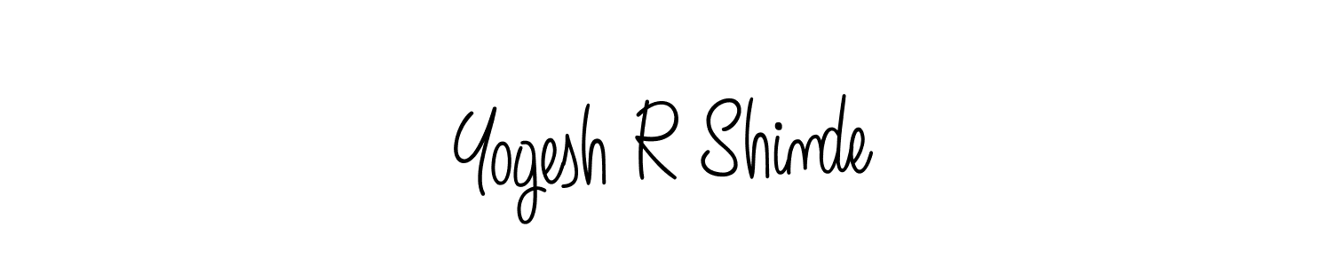 Similarly Angelique-Rose-font-FFP is the best handwritten signature design. Signature creator online .You can use it as an online autograph creator for name Yogesh R Shinde. Yogesh R Shinde signature style 5 images and pictures png