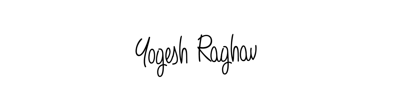 How to Draw Yogesh Raghav signature style? Angelique-Rose-font-FFP is a latest design signature styles for name Yogesh Raghav. Yogesh Raghav signature style 5 images and pictures png