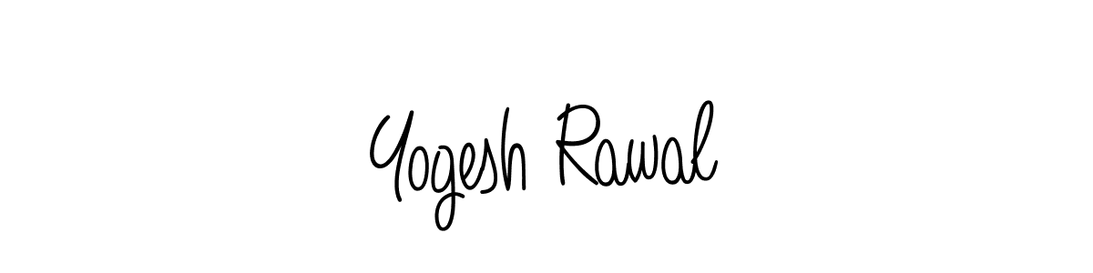 Create a beautiful signature design for name Yogesh Rawal. With this signature (Angelique-Rose-font-FFP) fonts, you can make a handwritten signature for free. Yogesh Rawal signature style 5 images and pictures png