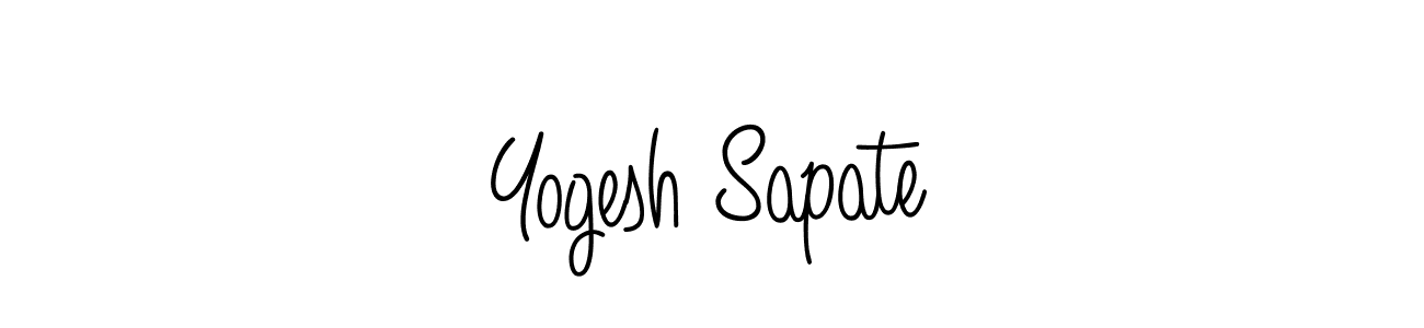 Here are the top 10 professional signature styles for the name Yogesh Sapate. These are the best autograph styles you can use for your name. Yogesh Sapate signature style 5 images and pictures png