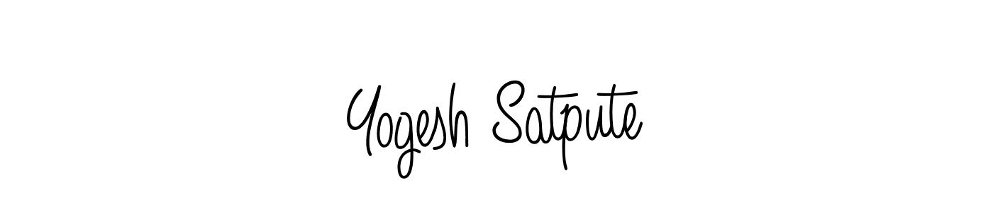 Angelique-Rose-font-FFP is a professional signature style that is perfect for those who want to add a touch of class to their signature. It is also a great choice for those who want to make their signature more unique. Get Yogesh Satpute name to fancy signature for free. Yogesh Satpute signature style 5 images and pictures png