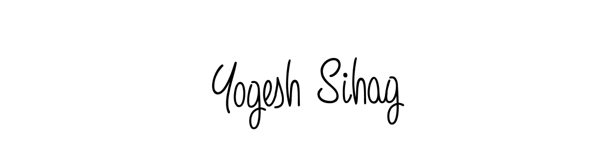if you are searching for the best signature style for your name Yogesh Sihag. so please give up your signature search. here we have designed multiple signature styles  using Angelique-Rose-font-FFP. Yogesh Sihag signature style 5 images and pictures png