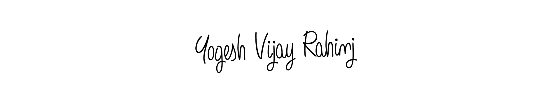 See photos of Yogesh Vijay Rahinj official signature by Spectra . Check more albums & portfolios. Read reviews & check more about Angelique-Rose-font-FFP font. Yogesh Vijay Rahinj signature style 5 images and pictures png