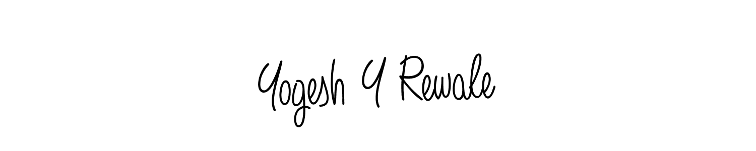 Make a beautiful signature design for name Yogesh Y Rewale. Use this online signature maker to create a handwritten signature for free. Yogesh Y Rewale signature style 5 images and pictures png