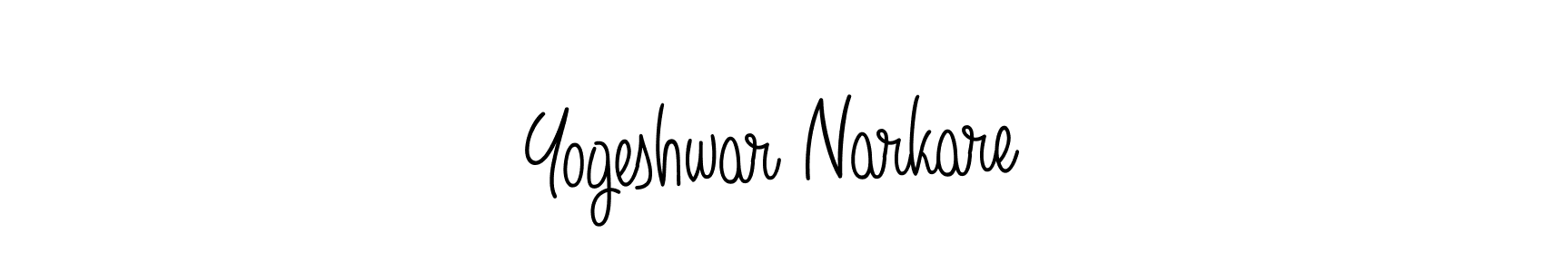 Similarly Angelique-Rose-font-FFP is the best handwritten signature design. Signature creator online .You can use it as an online autograph creator for name Yogeshwar Narkare. Yogeshwar Narkare signature style 5 images and pictures png
