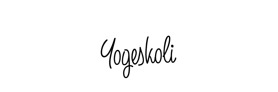 Check out images of Autograph of Yogeskoli name. Actor Yogeskoli Signature Style. Angelique-Rose-font-FFP is a professional sign style online. Yogeskoli signature style 5 images and pictures png