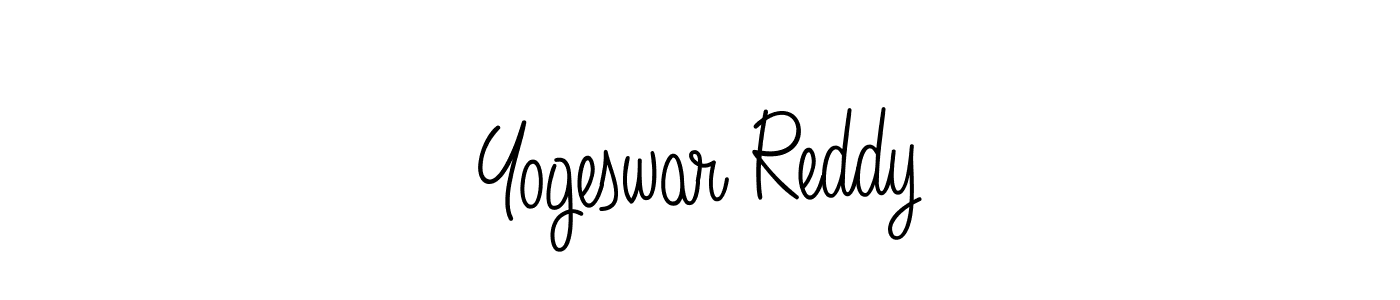 Angelique-Rose-font-FFP is a professional signature style that is perfect for those who want to add a touch of class to their signature. It is also a great choice for those who want to make their signature more unique. Get Yogeswar Reddy name to fancy signature for free. Yogeswar Reddy signature style 5 images and pictures png
