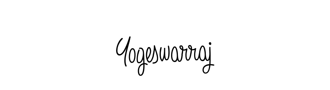 The best way (Angelique-Rose-font-FFP) to make a short signature is to pick only two or three words in your name. The name Yogeswarraj include a total of six letters. For converting this name. Yogeswarraj signature style 5 images and pictures png