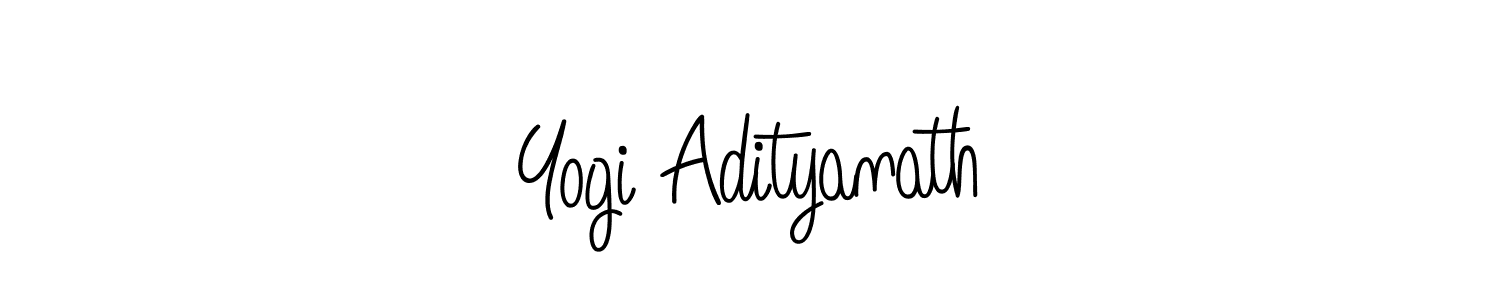 Best and Professional Signature Style for Yogi Adityanath. Angelique-Rose-font-FFP Best Signature Style Collection. Yogi Adityanath signature style 5 images and pictures png