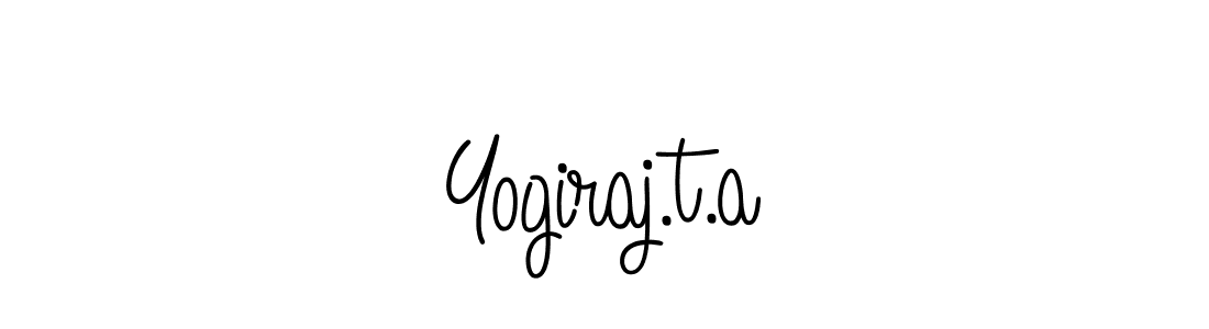 Make a short Yogiraj.t.a signature style. Manage your documents anywhere anytime using Angelique-Rose-font-FFP. Create and add eSignatures, submit forms, share and send files easily. Yogiraj.t.a signature style 5 images and pictures png