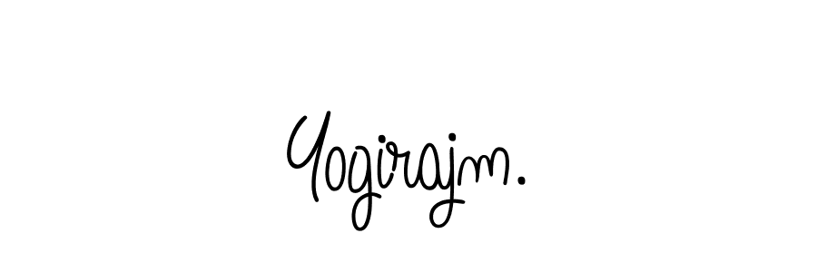 Make a beautiful signature design for name Yogirajm.. Use this online signature maker to create a handwritten signature for free. Yogirajm. signature style 5 images and pictures png