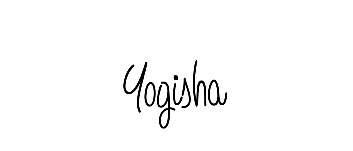 Create a beautiful signature design for name Yogisha. With this signature (Angelique-Rose-font-FFP) fonts, you can make a handwritten signature for free. Yogisha signature style 5 images and pictures png