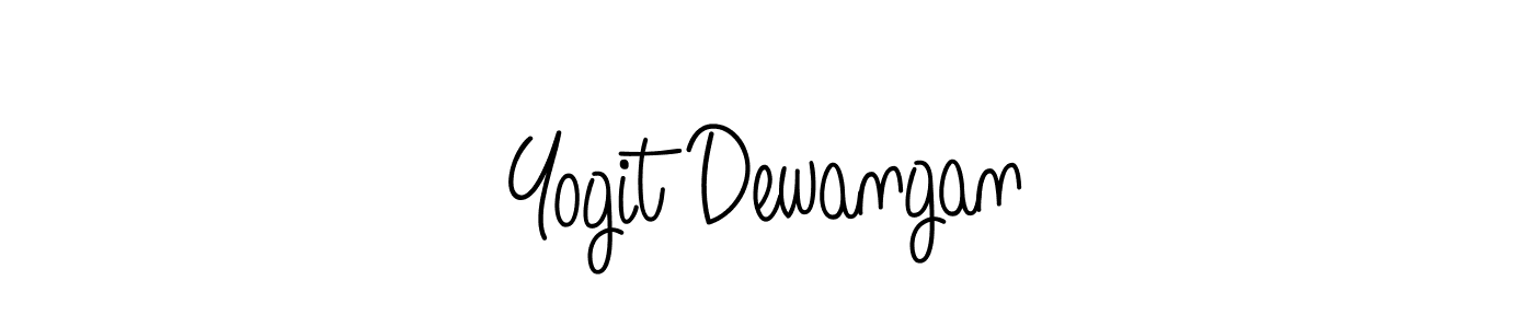 Best and Professional Signature Style for Yogit Dewangan. Angelique-Rose-font-FFP Best Signature Style Collection. Yogit Dewangan signature style 5 images and pictures png