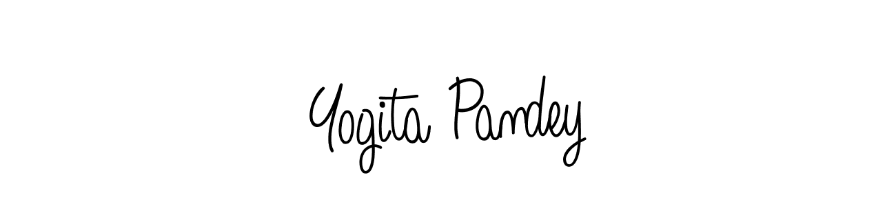 if you are searching for the best signature style for your name Yogita Pandey. so please give up your signature search. here we have designed multiple signature styles  using Angelique-Rose-font-FFP. Yogita Pandey signature style 5 images and pictures png