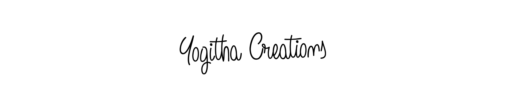 Once you've used our free online signature maker to create your best signature Angelique-Rose-font-FFP style, it's time to enjoy all of the benefits that Yogitha Creations name signing documents. Yogitha Creations signature style 5 images and pictures png