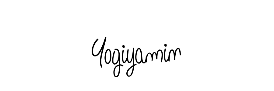 The best way (Angelique-Rose-font-FFP) to make a short signature is to pick only two or three words in your name. The name Yogiyamin include a total of six letters. For converting this name. Yogiyamin signature style 5 images and pictures png