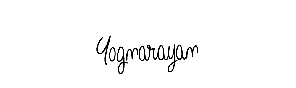 Yognarayan stylish signature style. Best Handwritten Sign (Angelique-Rose-font-FFP) for my name. Handwritten Signature Collection Ideas for my name Yognarayan. Yognarayan signature style 5 images and pictures png