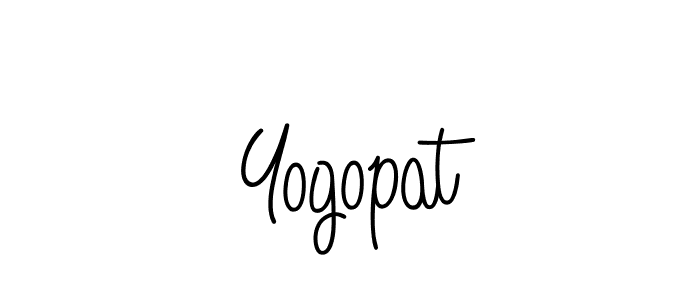 How to make Yogopat signature? Angelique-Rose-font-FFP is a professional autograph style. Create handwritten signature for Yogopat name. Yogopat signature style 5 images and pictures png