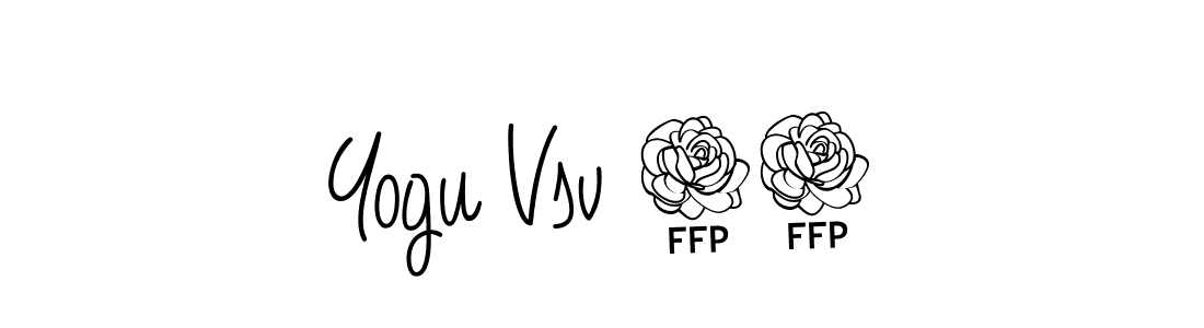 How to make Yogu Vsv 95 signature? Angelique-Rose-font-FFP is a professional autograph style. Create handwritten signature for Yogu Vsv 95 name. Yogu Vsv 95 signature style 5 images and pictures png