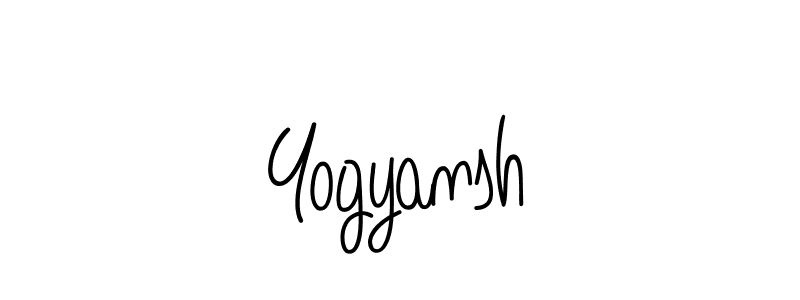 Yogyansh stylish signature style. Best Handwritten Sign (Angelique-Rose-font-FFP) for my name. Handwritten Signature Collection Ideas for my name Yogyansh. Yogyansh signature style 5 images and pictures png