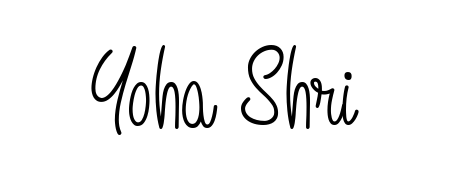 Design your own signature with our free online signature maker. With this signature software, you can create a handwritten (Angelique-Rose-font-FFP) signature for name Yoha Shri. Yoha Shri signature style 5 images and pictures png