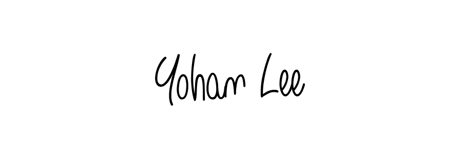 Create a beautiful signature design for name Yohan Lee. With this signature (Angelique-Rose-font-FFP) fonts, you can make a handwritten signature for free. Yohan Lee signature style 5 images and pictures png