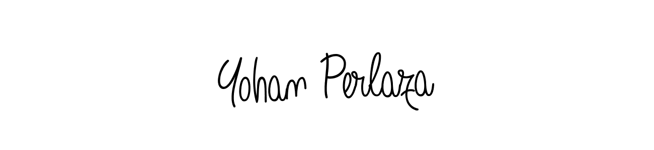 How to make Yohan Perlaza name signature. Use Angelique-Rose-font-FFP style for creating short signs online. This is the latest handwritten sign. Yohan Perlaza signature style 5 images and pictures png