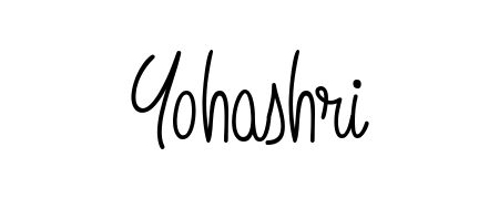 A modern signature idea for name Yohashri using Angelique-Rose-font-FFP font. Clean strokes and elegant curves make it stand out instantly. Yohashri signature style 5 images and pictures png